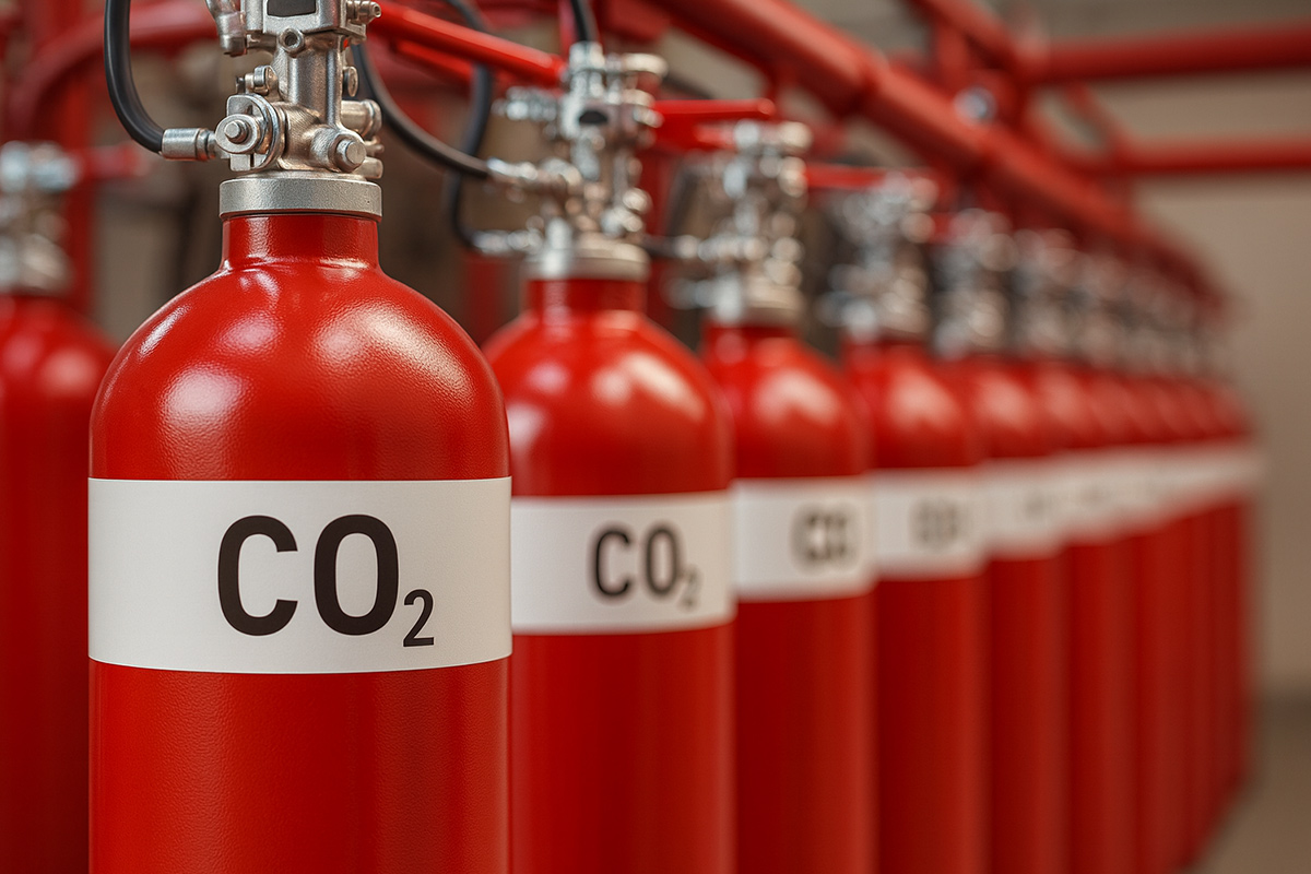 CO2 Gazlı Yangın Söndürme Sistemi